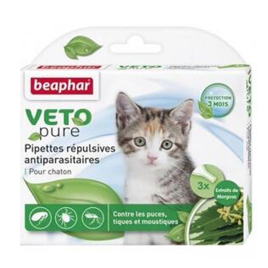 Beaphar VETO pure 幼貓用回歸自然滴劑 (15615)