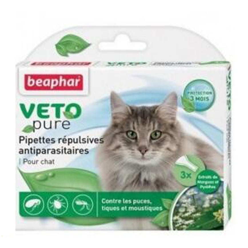 Beaphar VETO pure 成貓用回歸自然滴劑 1ml*3 (15616)