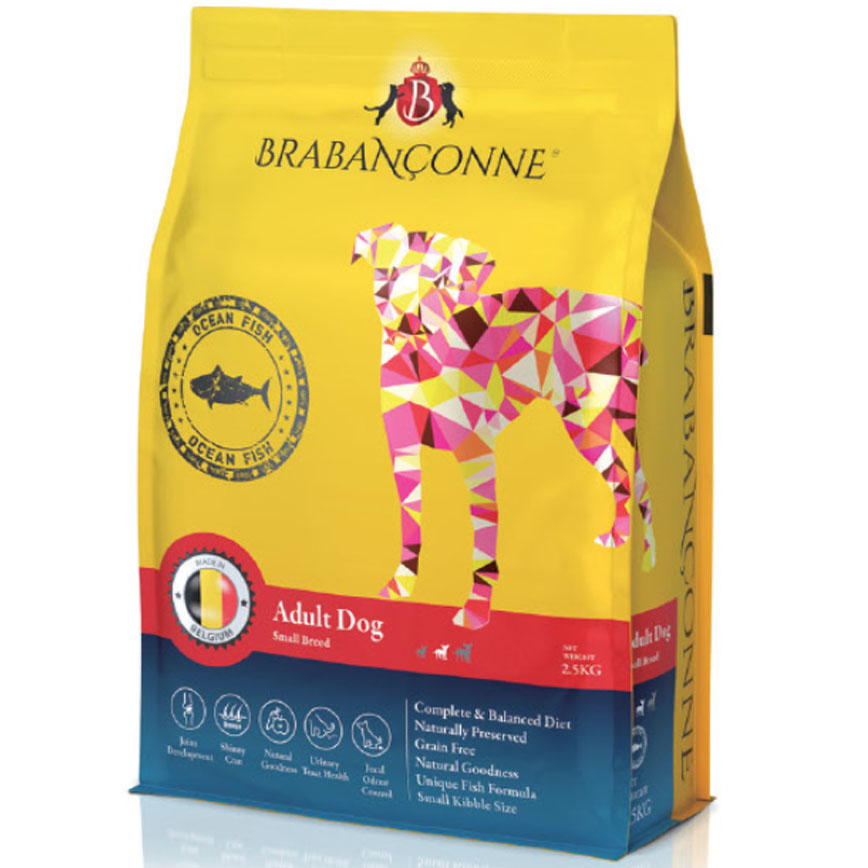 Brabanconne 狗糧 爸媽寵 小型成犬 魚肉配方 2.5kg (001753) (TBS)