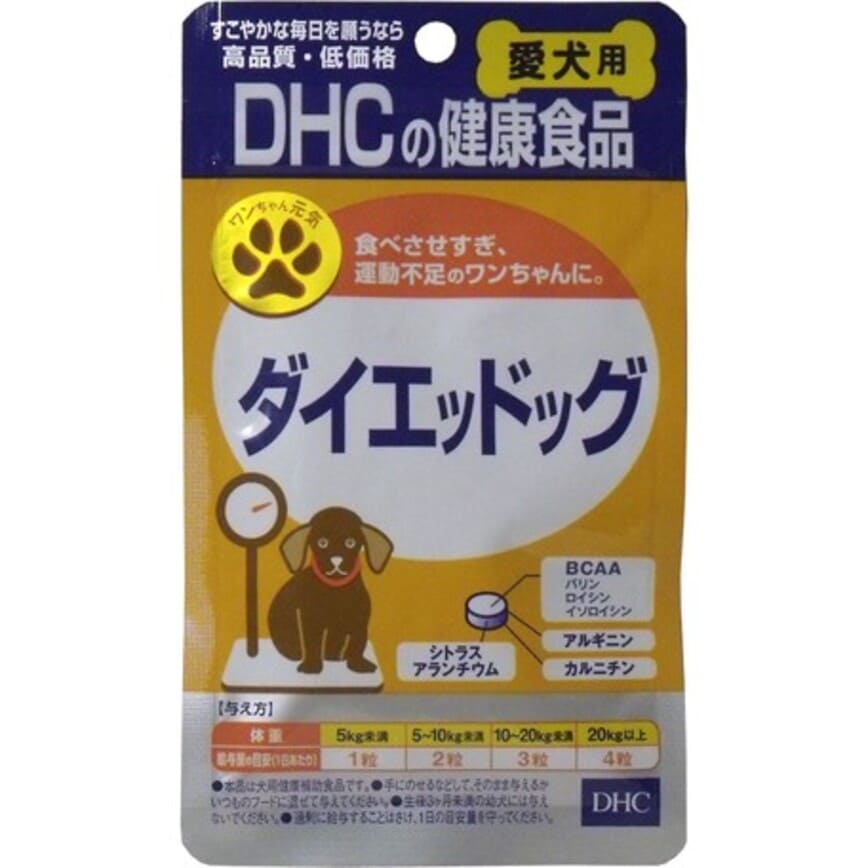 DHC 日本製狗狗健康食品 運動不足減肥配方 60粒 (停售)