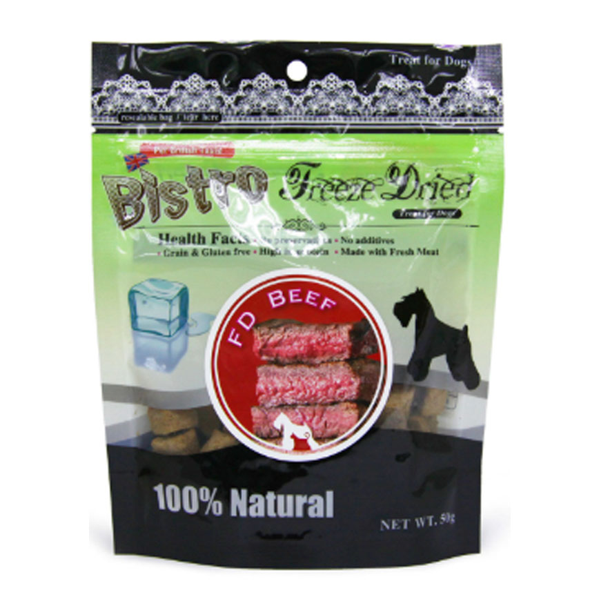 Bistro Freeze Dried 狗零食 脫水牛肉 原味 50g (998506)
