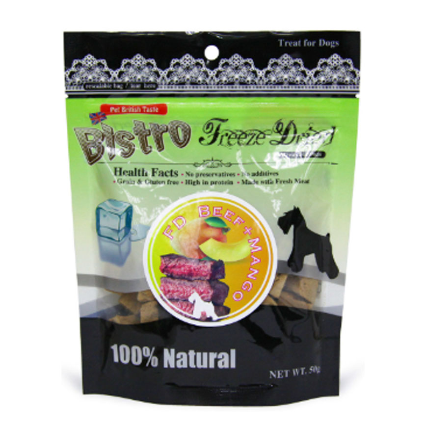 Bistro Freeze Dried 狗零食 脫水牛肉 芒果 50g (998508)