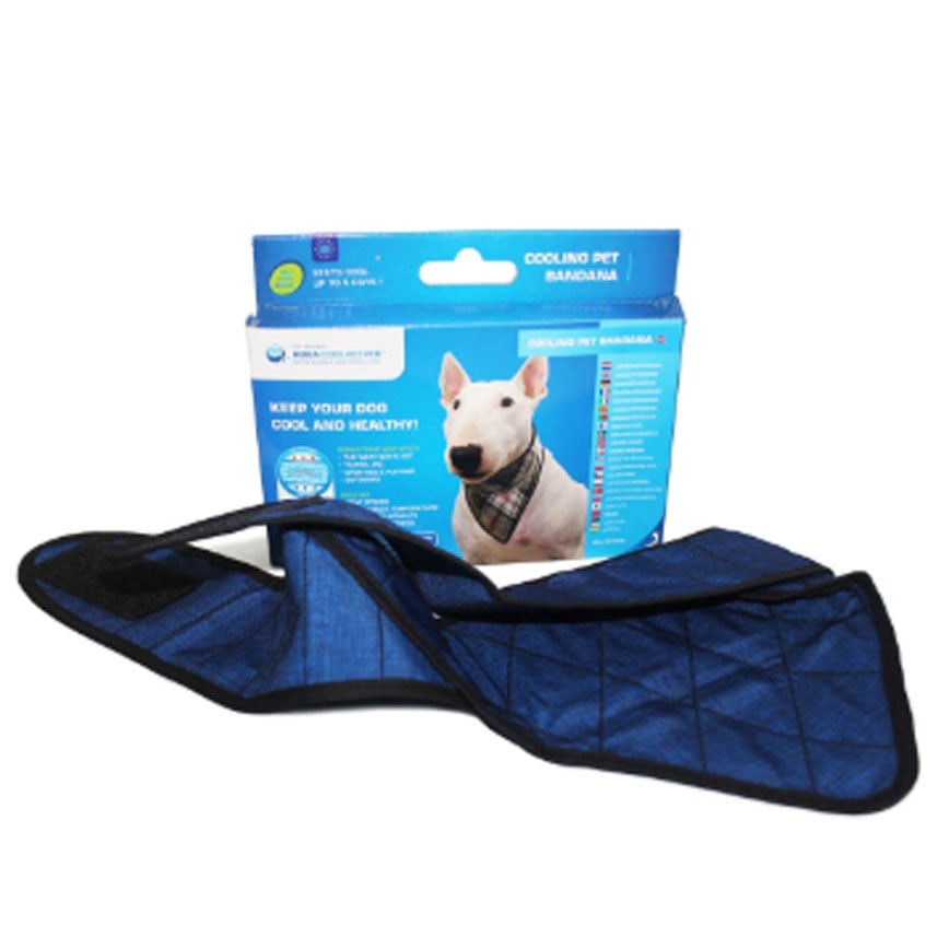 AQUA COOLKEEPER 犬用清涼降溫頸巾 XXL碼(55-60*8.5CM) 海藍色 (F50AQCOPB13)