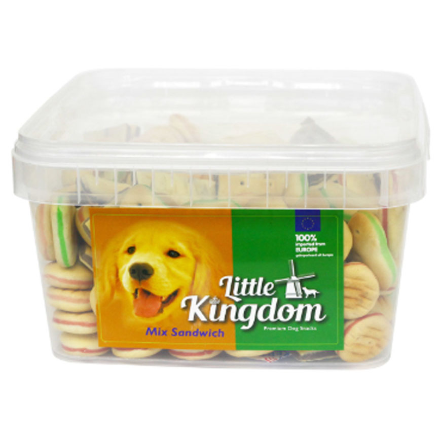 Little Kingdom 狗零食 珍寶裝夾心餅 1kg (998815)