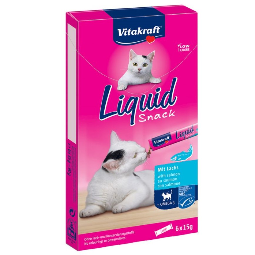 Vitakraft 美毛強心奇妙醬 三文魚 90g (藍) (FVK16423)