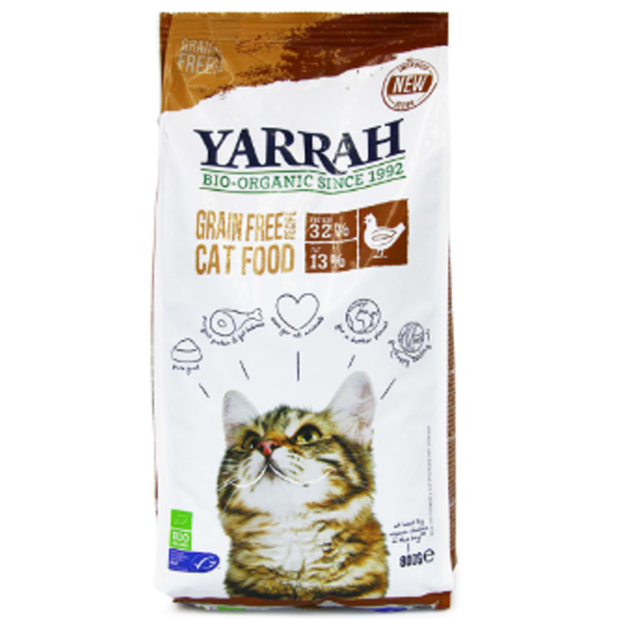 Yarrah 貓糧 有機無穀麥 雞+魚 800g (AW917456)