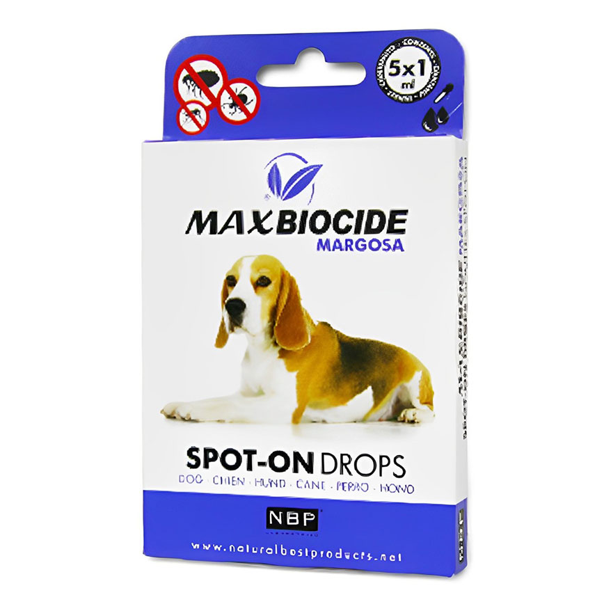 Max Biocide 犬用苦楝油驅蚤滴劑 5pcs (NBP24623B)