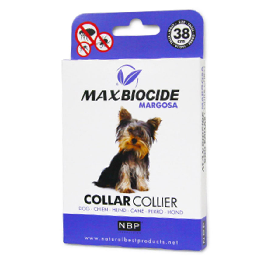 Max Biocide 小型犬用苦楝油驅蚤頸帶 38cm (NBP24629B)