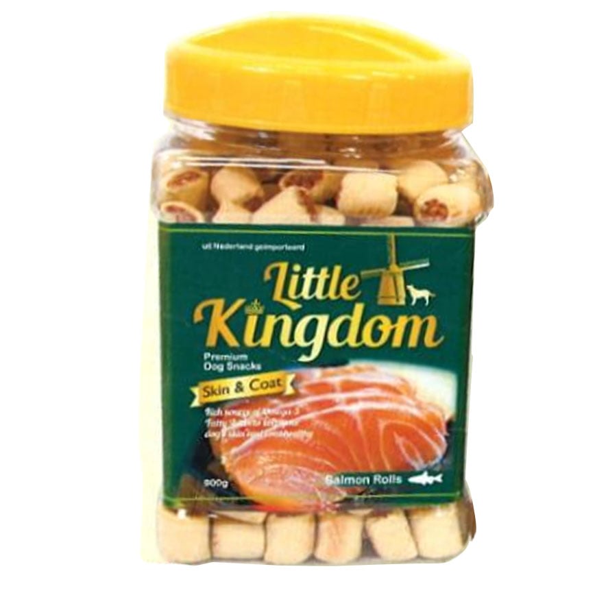 Little Kingdom 狗零食 三文魚卷 900g (998811B)