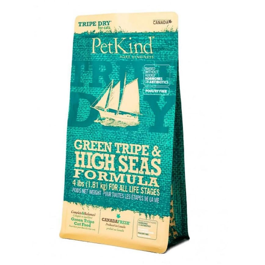 PetKind 無穀物貓糧 羊草胃及三文魚鯡魚配方 11lb (停售)