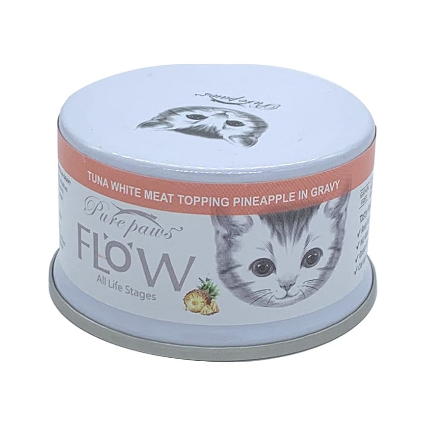 Pure paws 高湯貓罐頭 吞拿魚+菠蘿 80g (PPF13)
