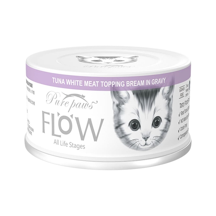 Pure paws 高湯貓罐頭 吞拿魚+鯛魚 80g (PPF06)