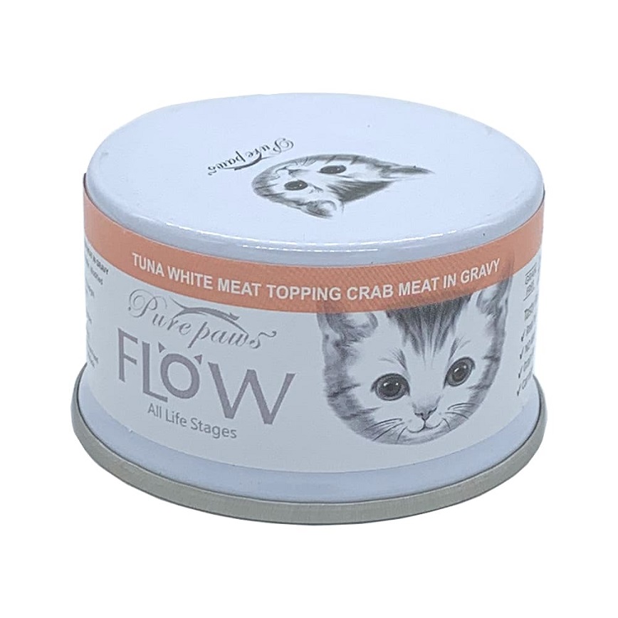 Pure paws 高湯貓罐頭 吞拿魚+蟹 80g (PPF04)
