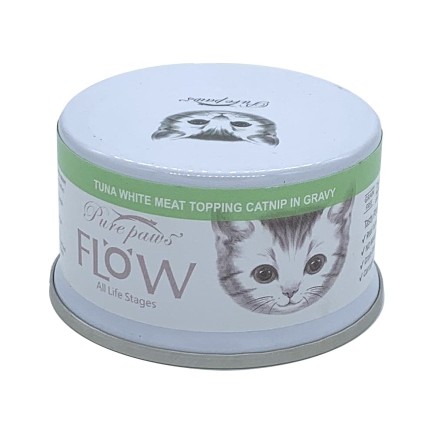 Pure paws 高湯貓罐頭 吞拿魚+貓薄荷 80g (PPF03)