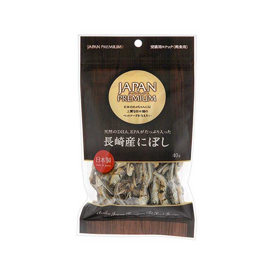 日本ASUKU Premium 貓零食 長崎丁香魚乾 40g
