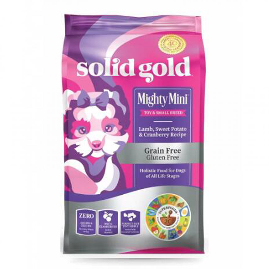 solidgold素力高 無穀物(迷你犬)乾狗糧-羊肉味 Mighty Mini 4lb (SG257) (TBS)