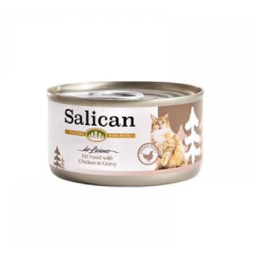Salican 貓罐頭 肉汁雞肉 85g (002886)