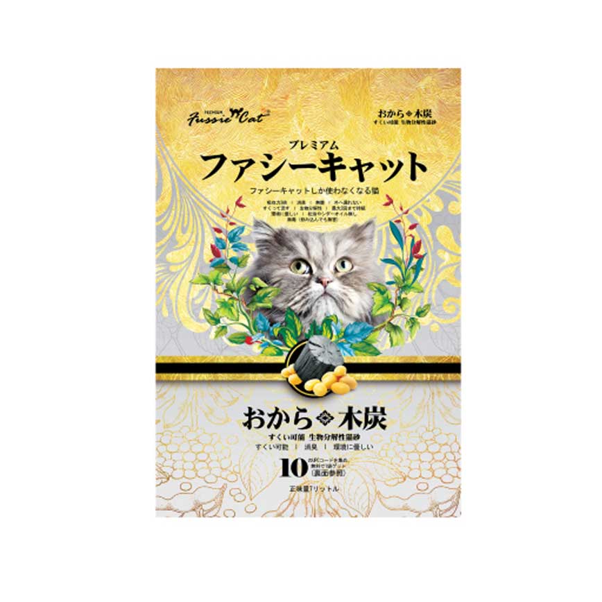 Fussie Cat 高竇貓 豆腐貓砂 活性炭 7L (FC-JC1)
