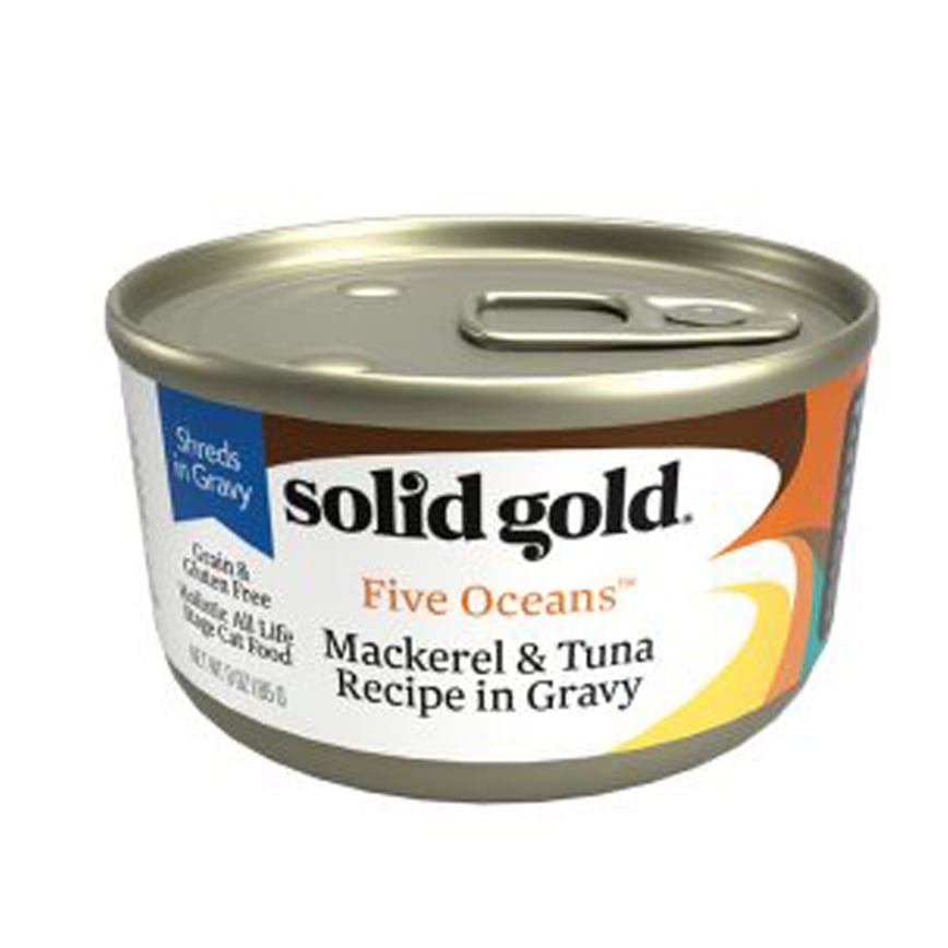 Solid Gold 素力高 無穀物貓罐頭 鯖魚吞拿魚 3oz (SG508A)