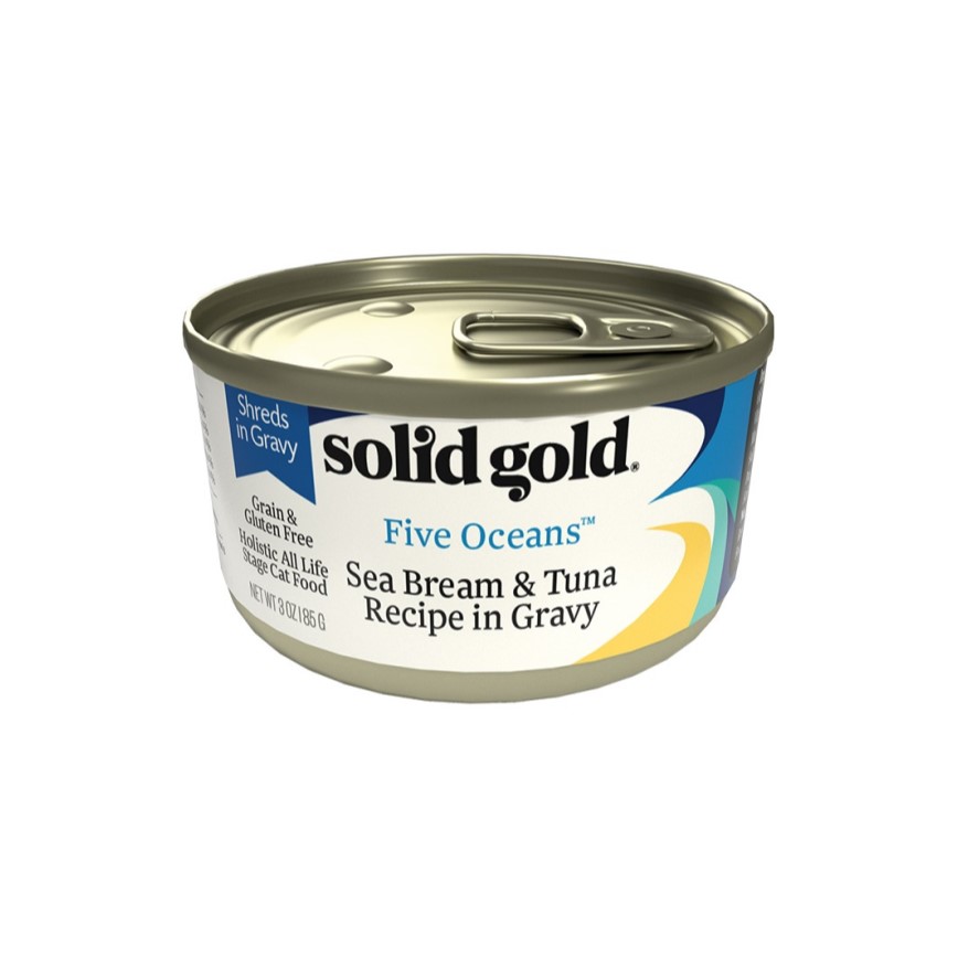 Solid Gold 素力高 無穀物貓罐頭 沙丁吞拿魚 3oz (SG509A)