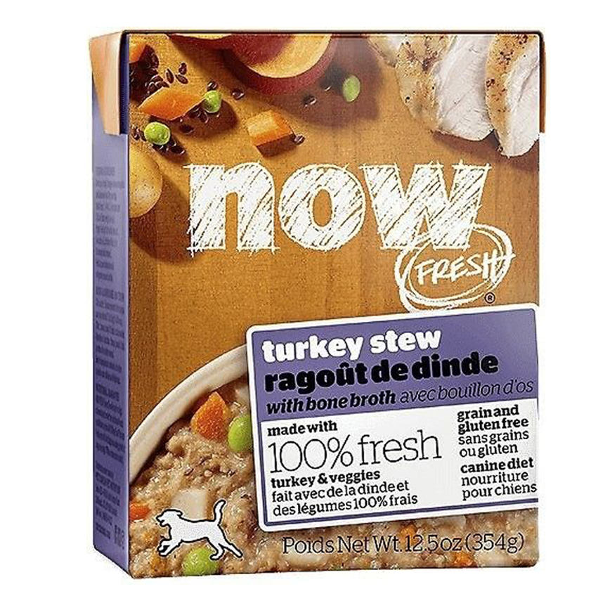 now FRESH 狗濕糧 無穀物濕糧 全犬配方 骨湯燉火雞粒 354g (2291003)