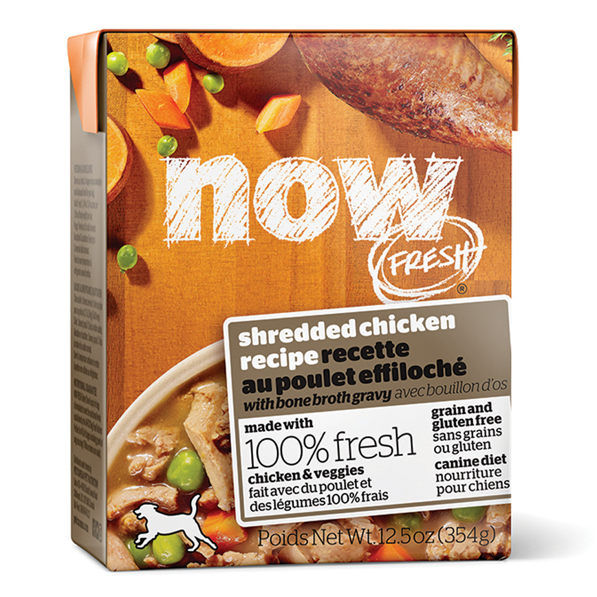 now FRESH 狗濕糧 無穀物濕糧 全犬配方 碎雞肉粒 354g (2291004)