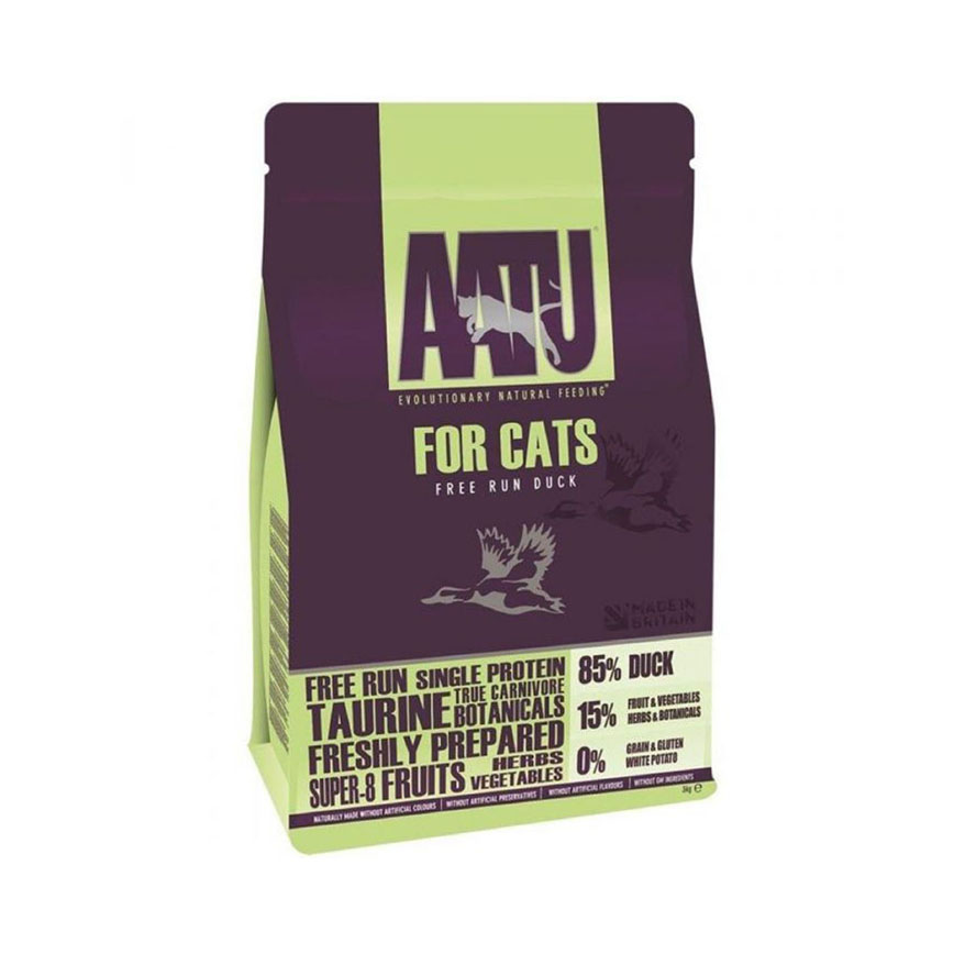 AATU 貓糧 無穀物單一蛋白系列 放養鴨肉配方 3kg (ATDC3)