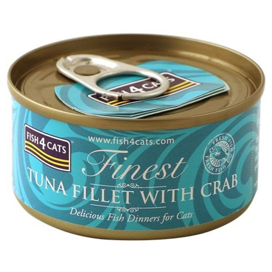 Fish4Cats 貓罐頭 蟹肉+吞拿魚柳 70g (CTW618)