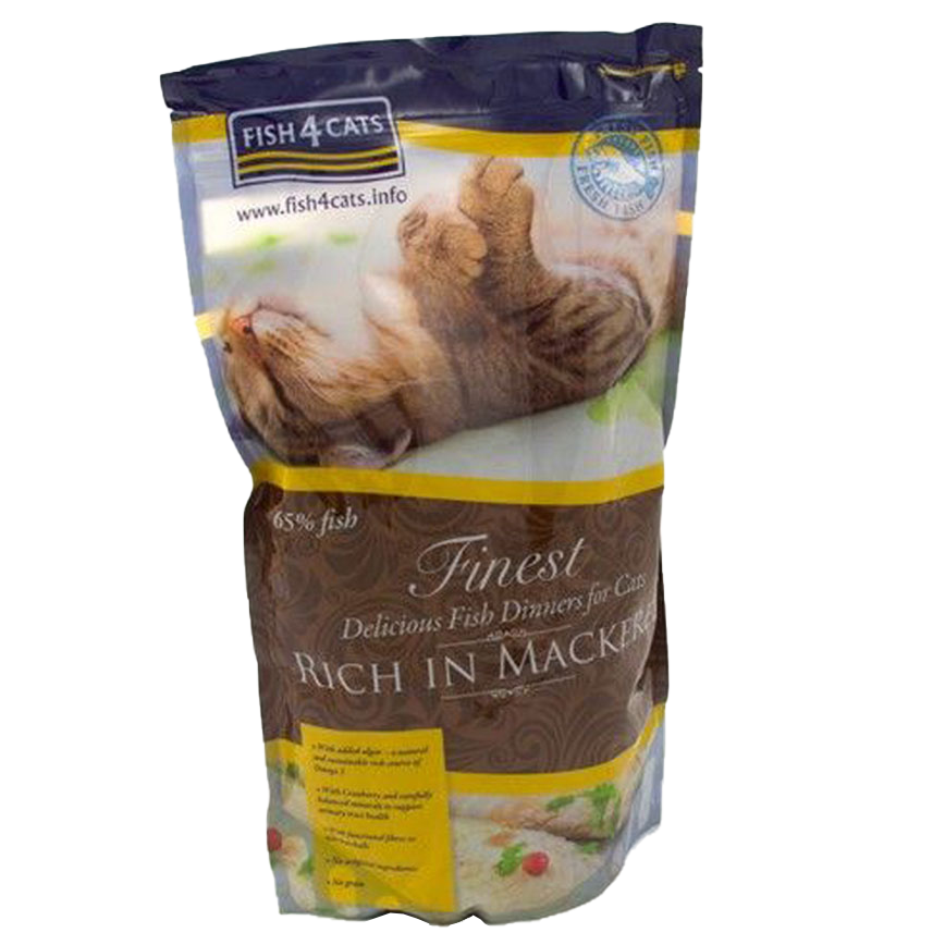 Fish4Cats 全貓糧 無麩質低敏配方 鯖魚 6kg (1.5kgx4) (CFC06MK) (TBS)