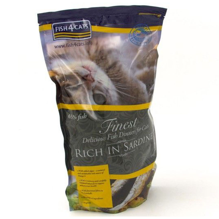 Fish4Cats 全貓糧 無麩質低敏配方 沙甸魚 1.5kg (CFC15SD)
