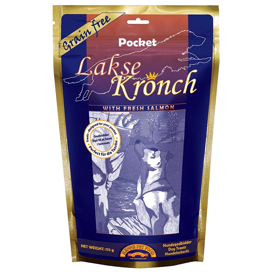 Kronch 狗小食 挪威三文魚脆脆+薯仔 175g (SU8)