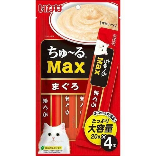 CIAO 肉泥 貓零食 Max 吞拿魚肉醬 14g 4本入 (TSC-101) (停售)