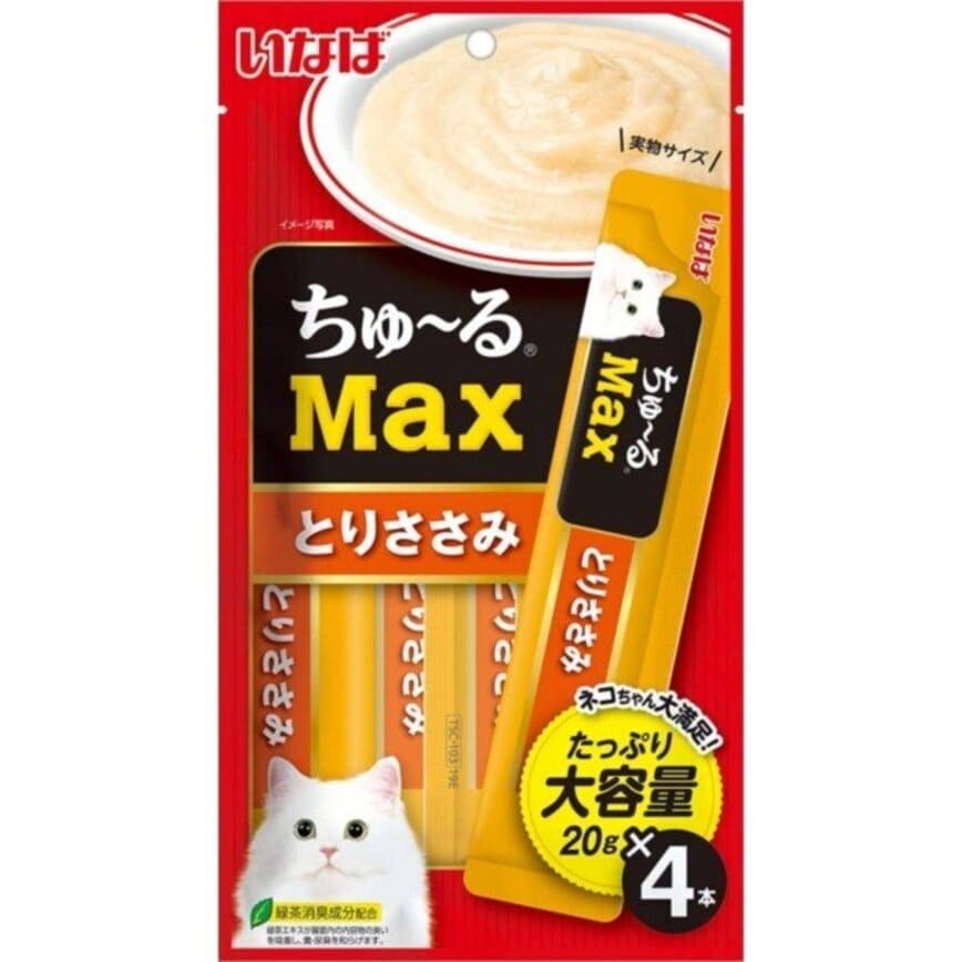 CIAO 肉泥 貓零食 Max 雞肉醬 14g 4本入 (TSC-103) (停售)