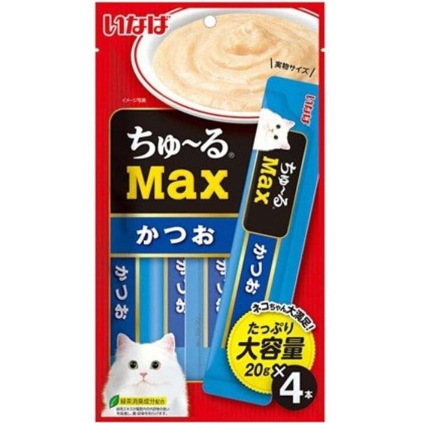 CIAO 肉泥 貓零食 Max 鰹魚肉醬 14g 4本入 (TSC-102) (停售)