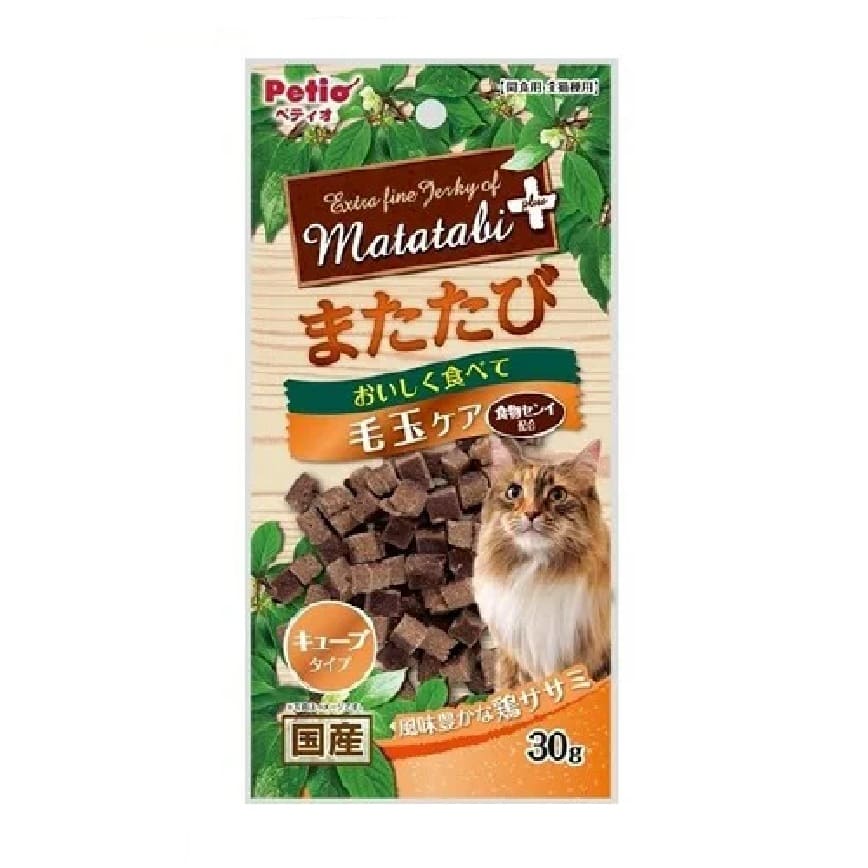 日本Petio 去毛球配方貓零食粒 30g