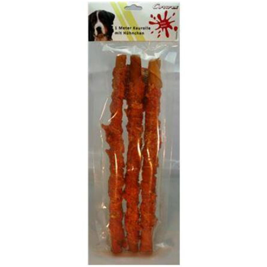 Corwex 狗小食 咀嚼棒 豬皮 3條共1米 316g (70068)