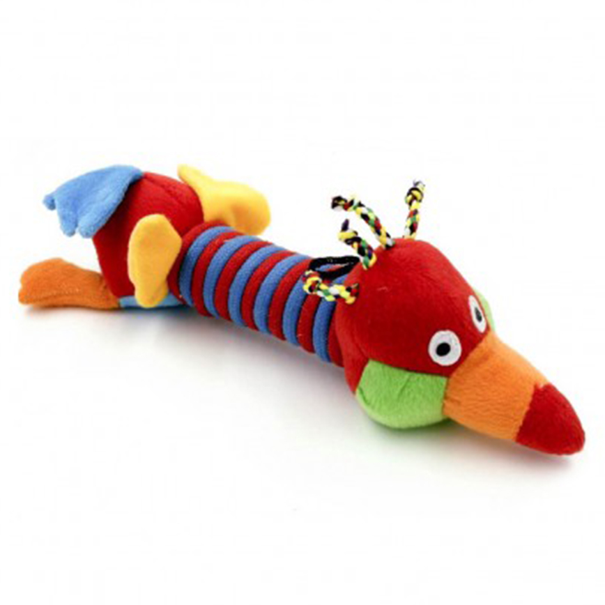 Billipets 狗玩具 長粗綿繩發聲玩具 渡渡鳥 30cm (NS-6338C)