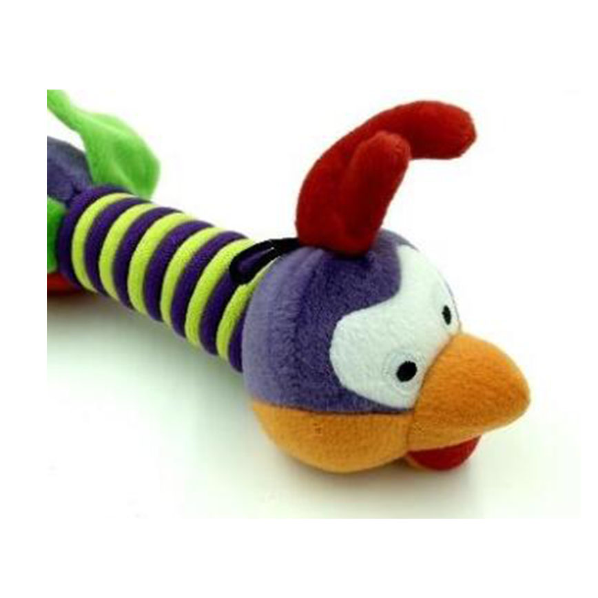 Billipets 狗玩具 長粗綿繩發聲玩具 走鵑 30cm (NS-6338A)