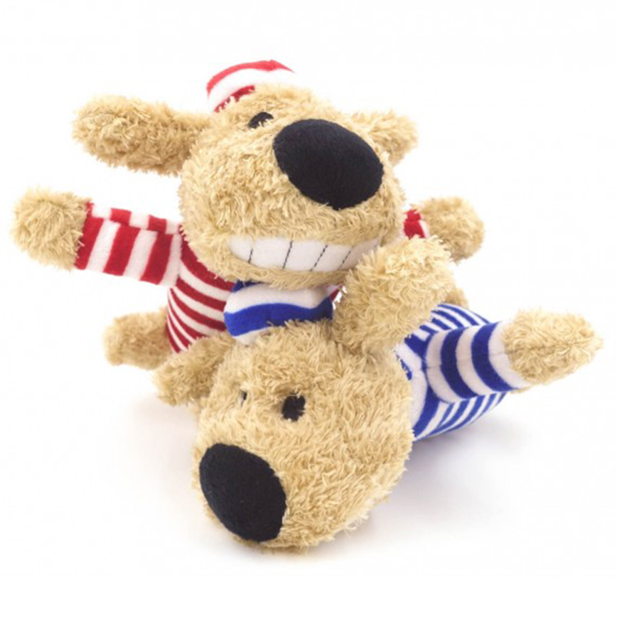 Billipets 狗玩具 超軟發聲囚犯狗 藍色 16cm (NS-10213-BLUE) 圖 1