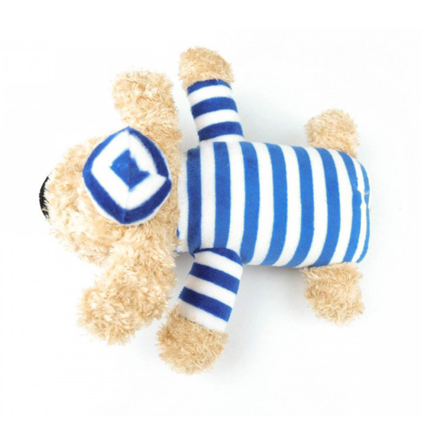 Billipets 狗玩具 超軟發聲囚犯狗 藍色 16cm (NS-10213-BLUE) 圖 2