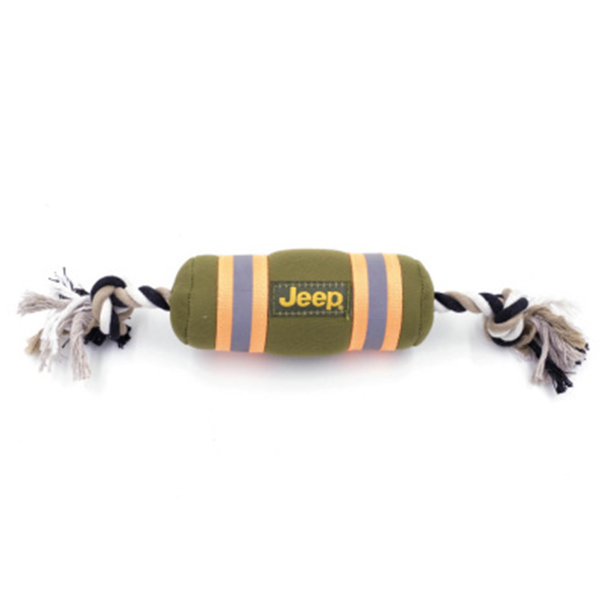 Billipets 狗玩具 Jeep帆布系列 粗綿繩圓柱 12cm (NS-10249)