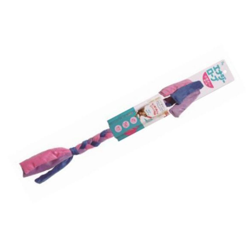 Kyoritsu Shokai 狗玩具 絨能量繩 紫色 70cm (NS-11669) TBS