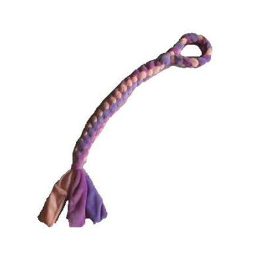 TRUST ME 狗玩具 勒力運動長織繩 薰衣草 57cm (NS-16228)