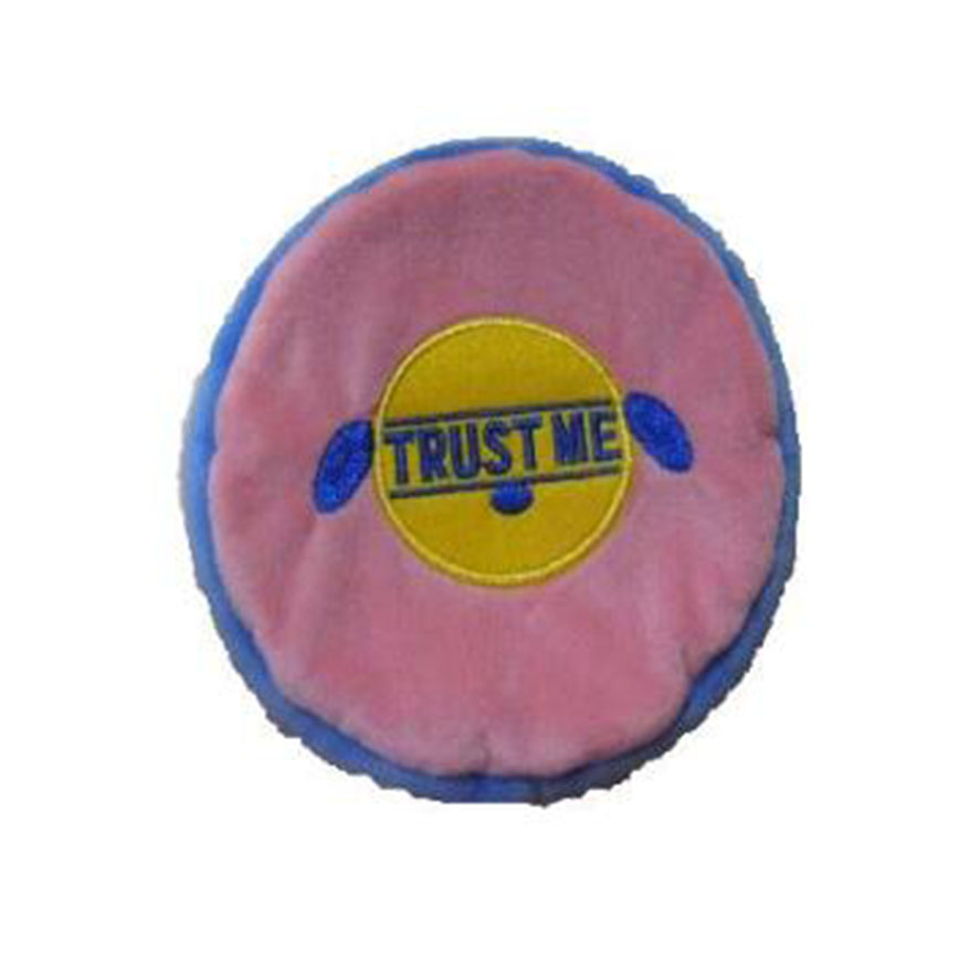 TRUST ME 狗玩具 運動飛碟 室內用 粉色 15cm (NS-16236)