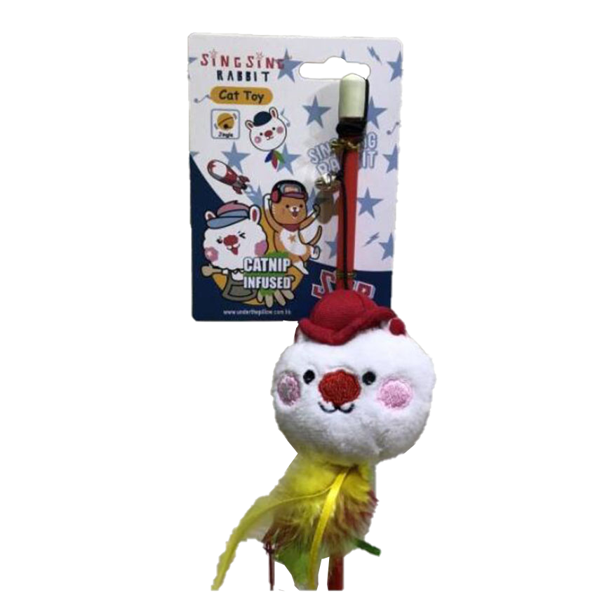 Billipets 逗貓棒 星星兔貓 紅色 45cm (NS-16175 RED) TBS