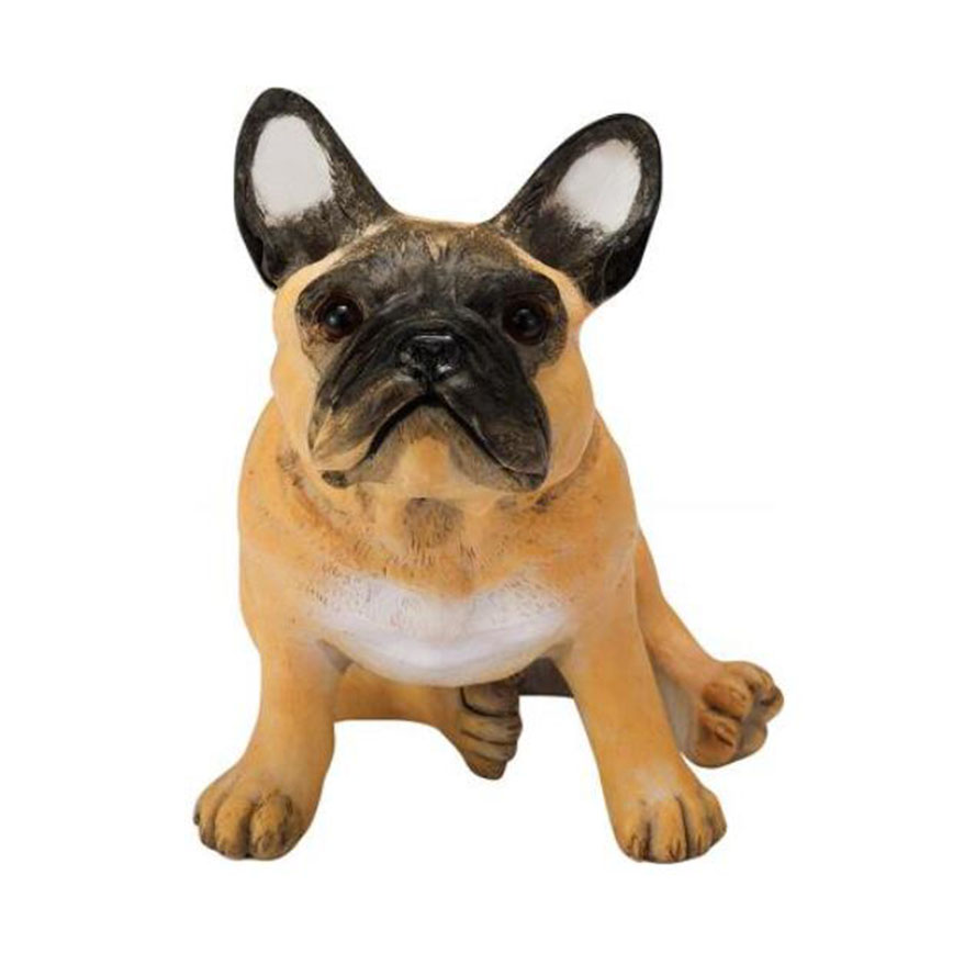 Billipets Chapman Scuptures 手繪實心法國鬥牛犬狗雕像 鹿啡 (0006CSDFBL)