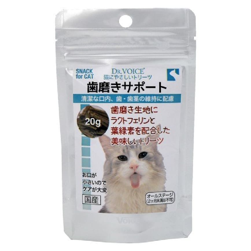 日本Dr.Voice 貓貓潔齒減口氣健康小食 20g