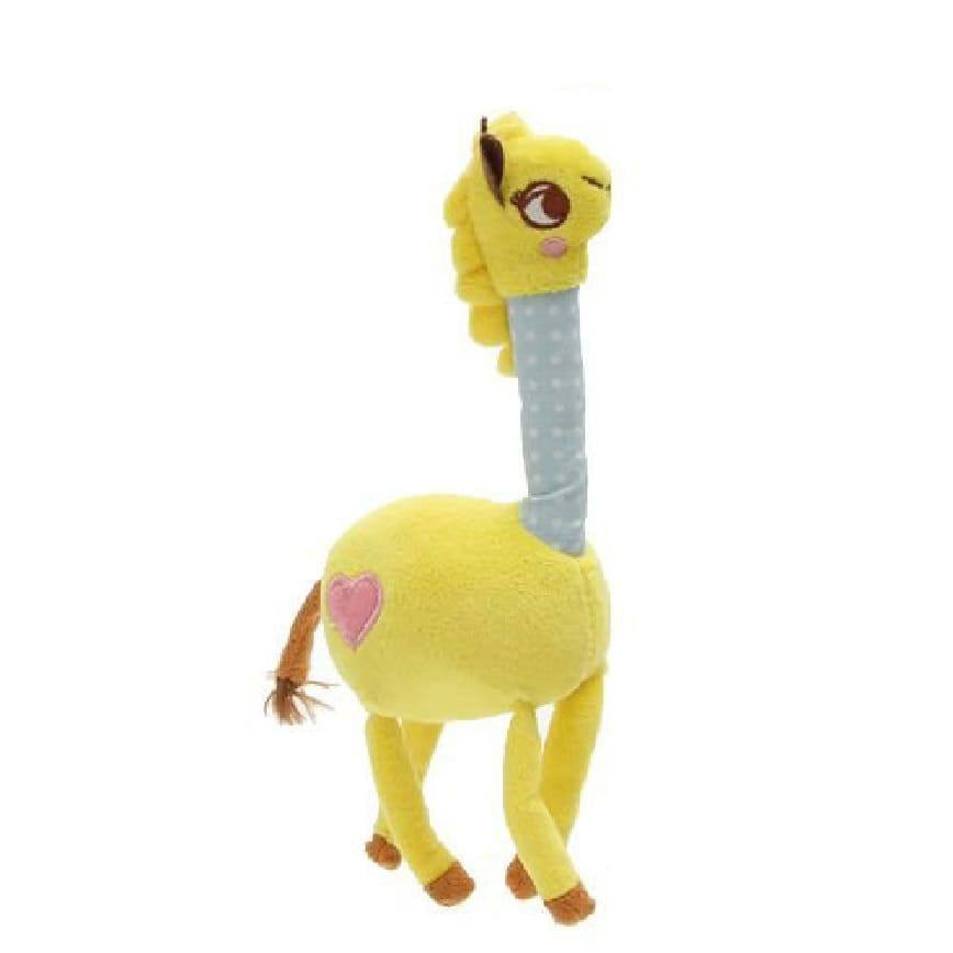 日本Petz Route 狗狗玩具 大動物園毛絨黃色麒麟 一個入