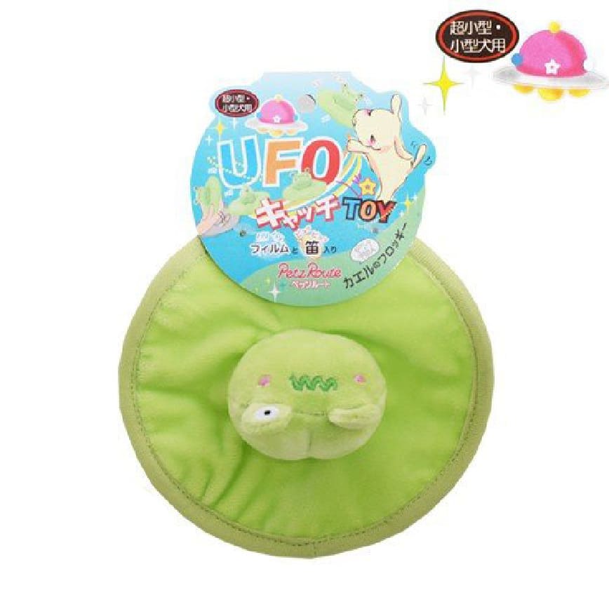 日本Petz Route 狗狗玩具 青青蛙UFO! 一個入 (停售)