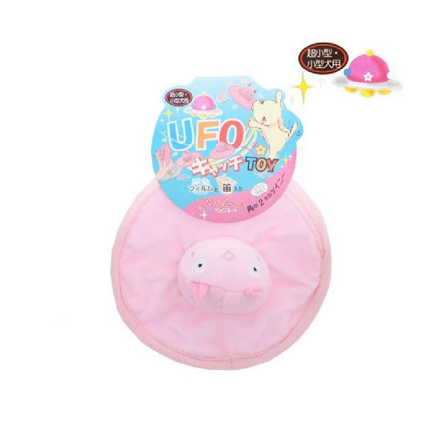 日本Petz Route 狗狗玩具 粉紅豬UFO! 一個入